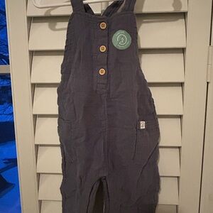 Carter's Charcoal Gray One-Piece Overalls